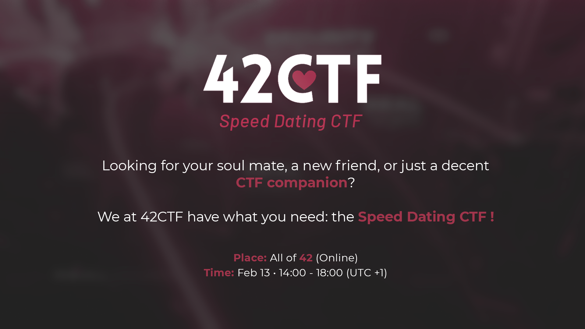 Speed Dating CTF 2022